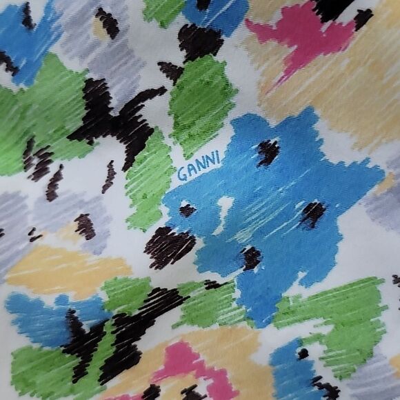 Ganni Multicolor Floral Onepiece Swimsuit - Picture 13 of 15